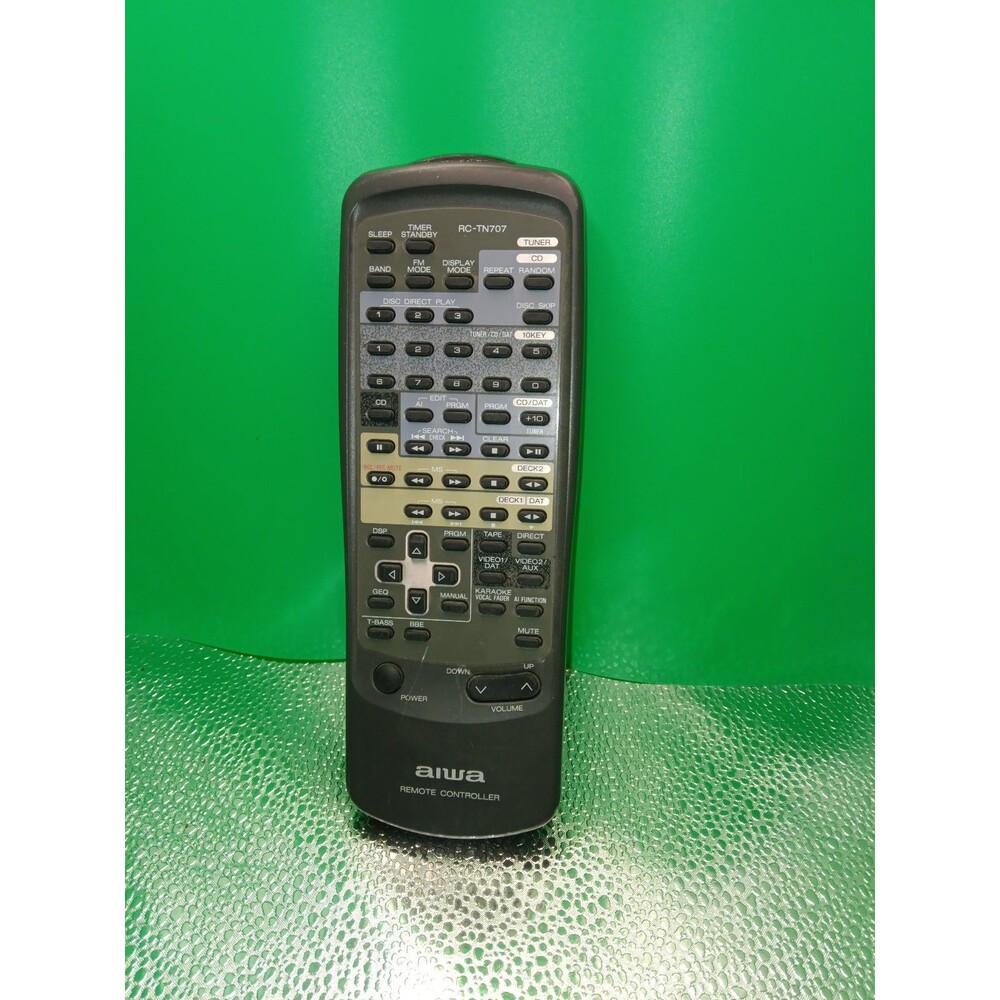 OEM GENUINE AIWA RC-TN707 REMOTE CONTROL NSXD737 RXN707 RXN737 NSXD707 RXN737U